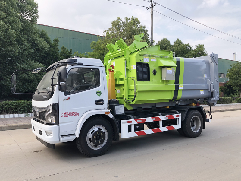 中洁牌XZL5120ZXX6型车厢可卸式垃圾车